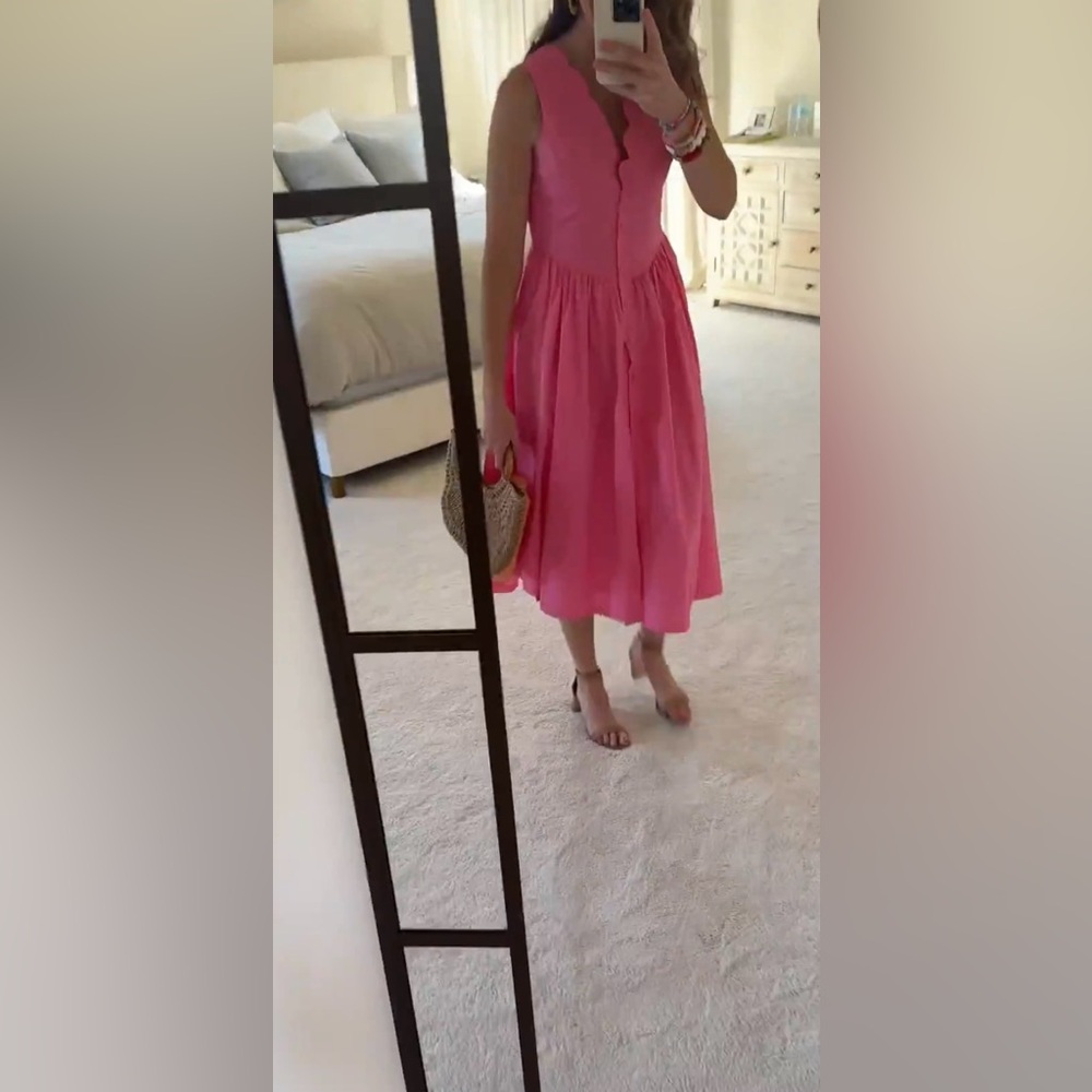 Pink Midi Dress